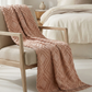 Vauxhall - Blush Cotton Throw Blanket 50" x 70"