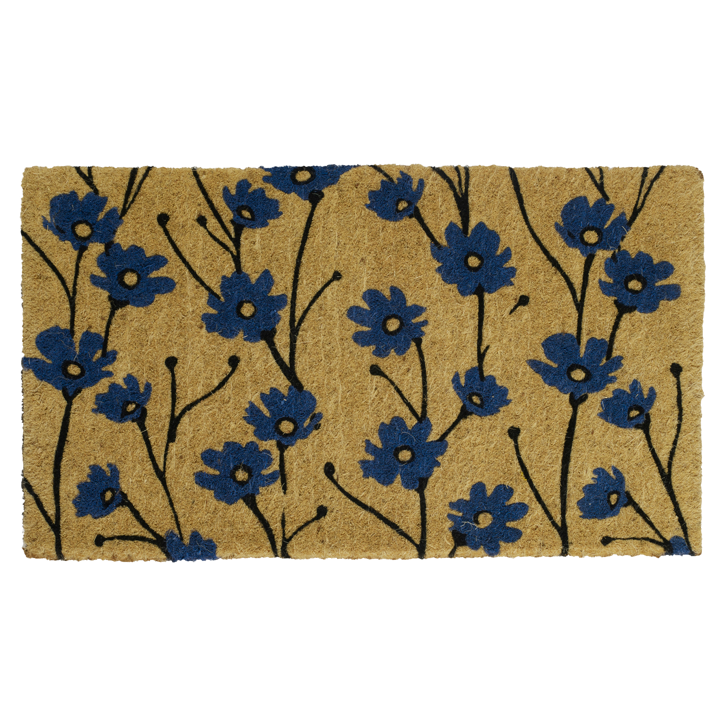 Wild Flowers - Blue Doormat (18