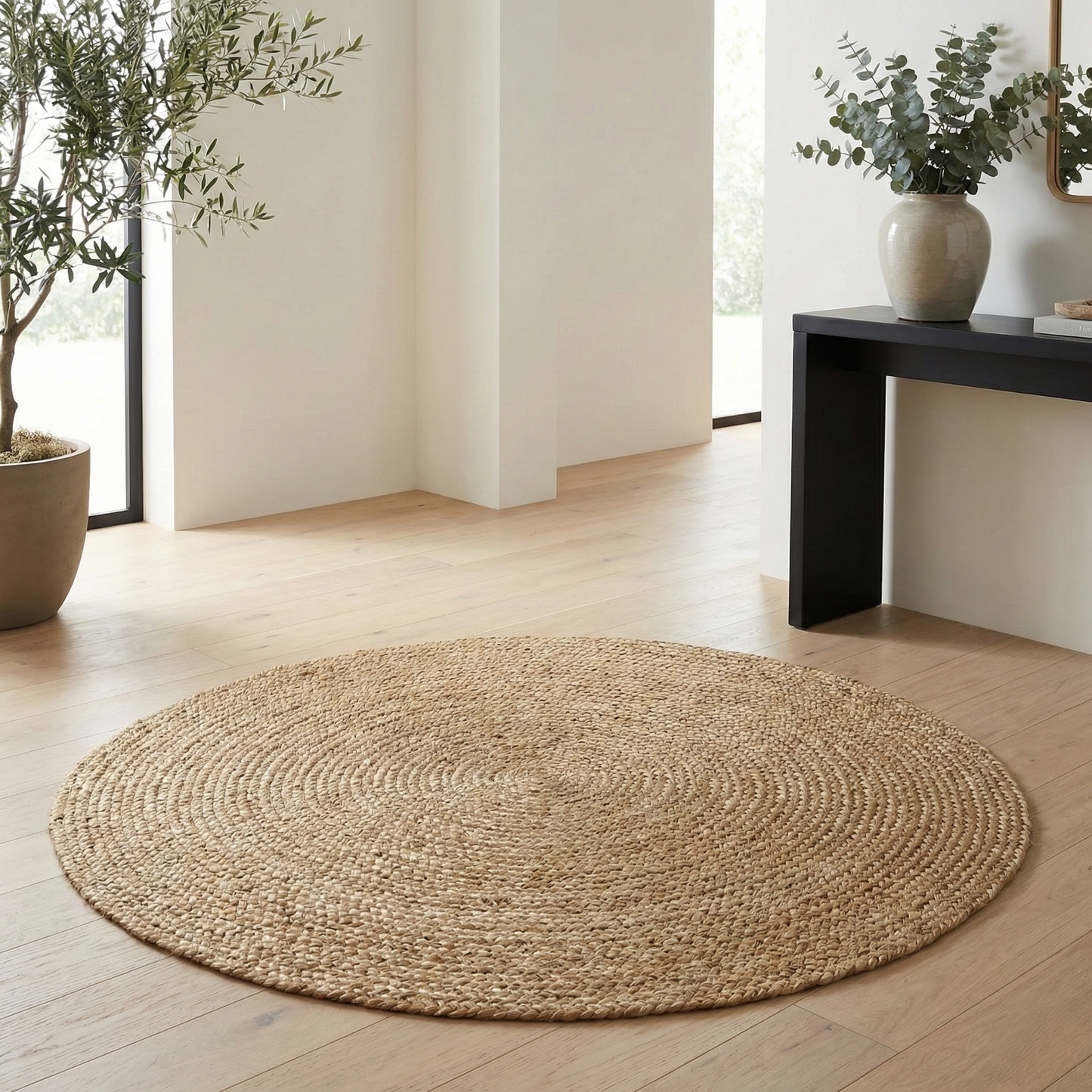 Yellowstone Braided Jute Rug (5' Round) - Jute