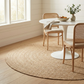 Yellowstone Outdoor - Natural Solid Indoor/Outdoor Area Rug for Living Room - (6' Round)