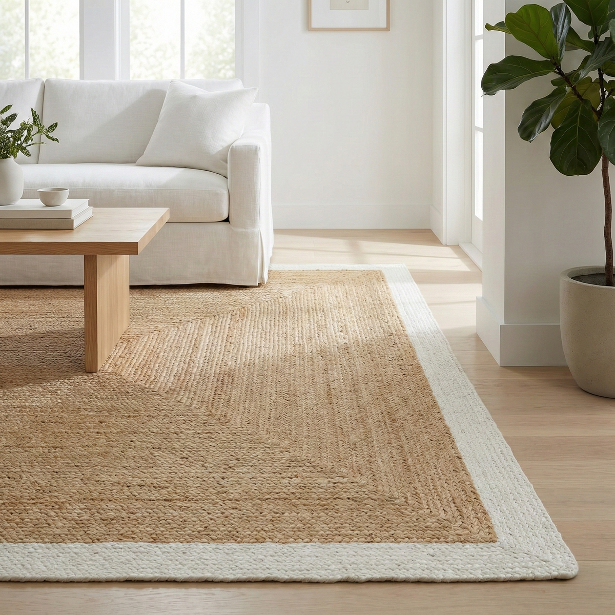 Ivory Indoor Rug, flat product shot of full pattern