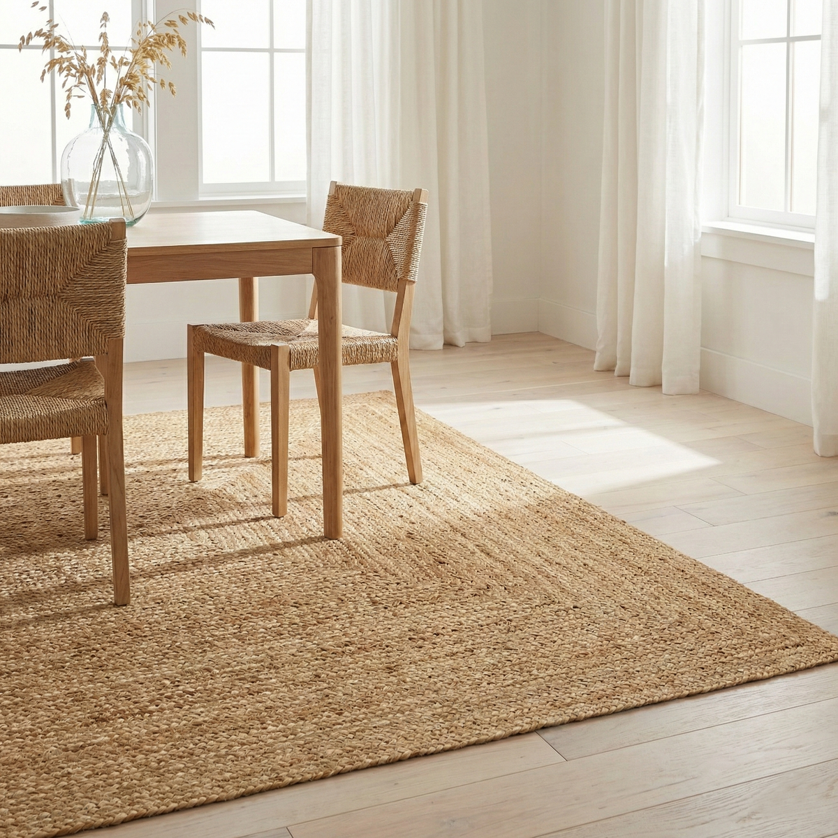 Natural Indoor Rug, flat product shot of full pattern