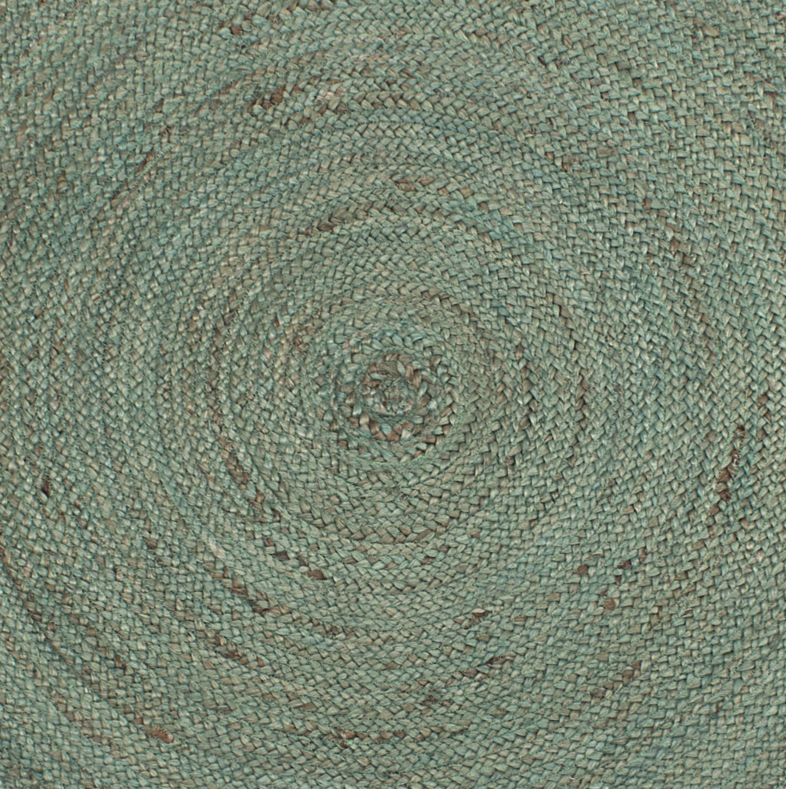 Yellowstone Braided Jute Rug (5' Round) - Teal
