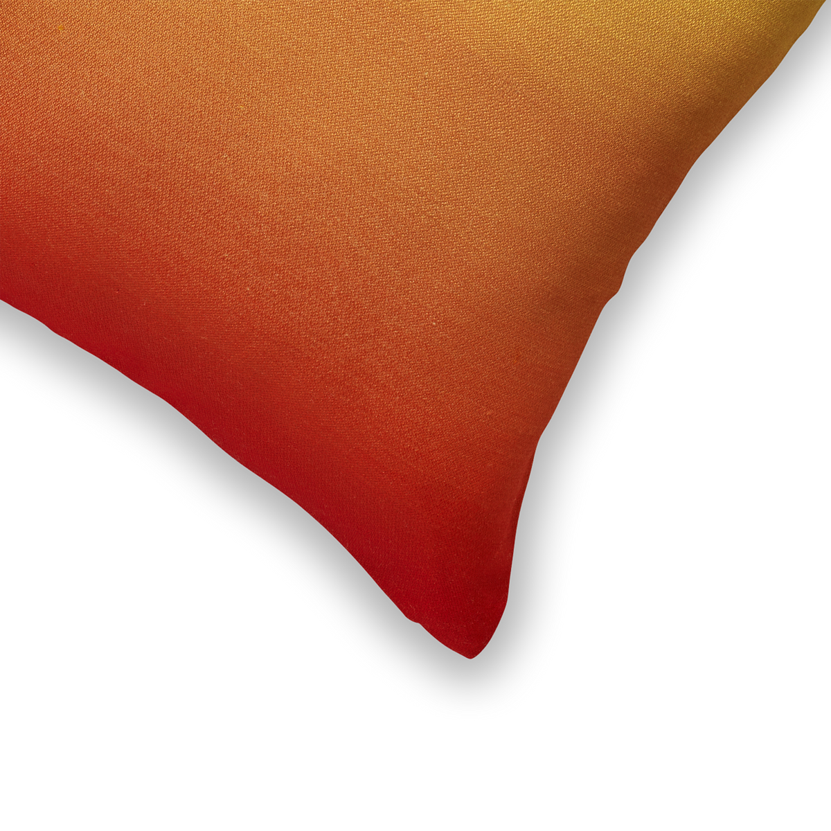 Sunset Outdoor Pillow, zipper and insert detail