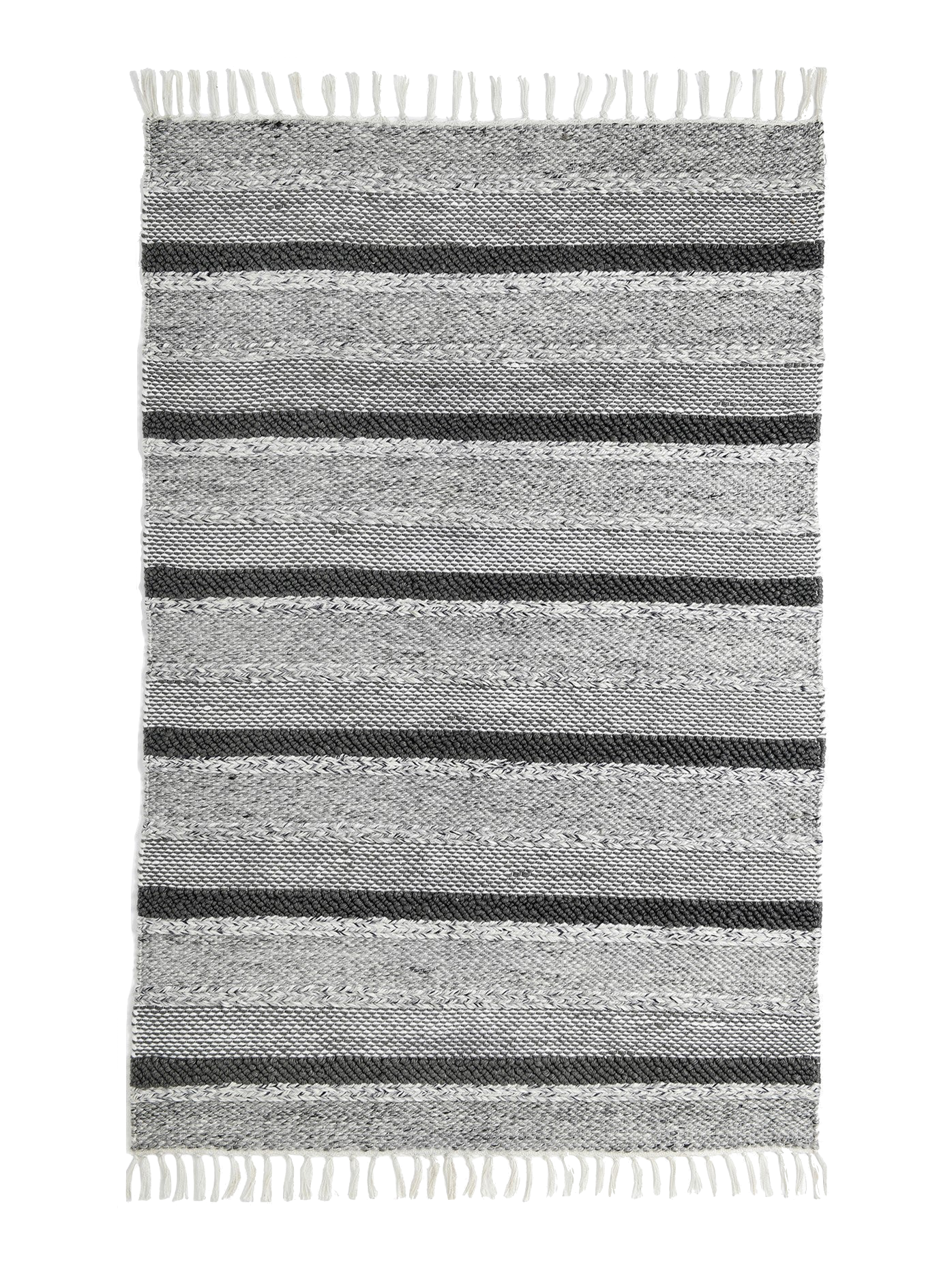 Albany - Gray Striped Indoor/Outdoor Area Rug