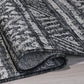 Pile Height Indoor Outdoor Fade & Stain Resistant Rug - Amman Charcoal