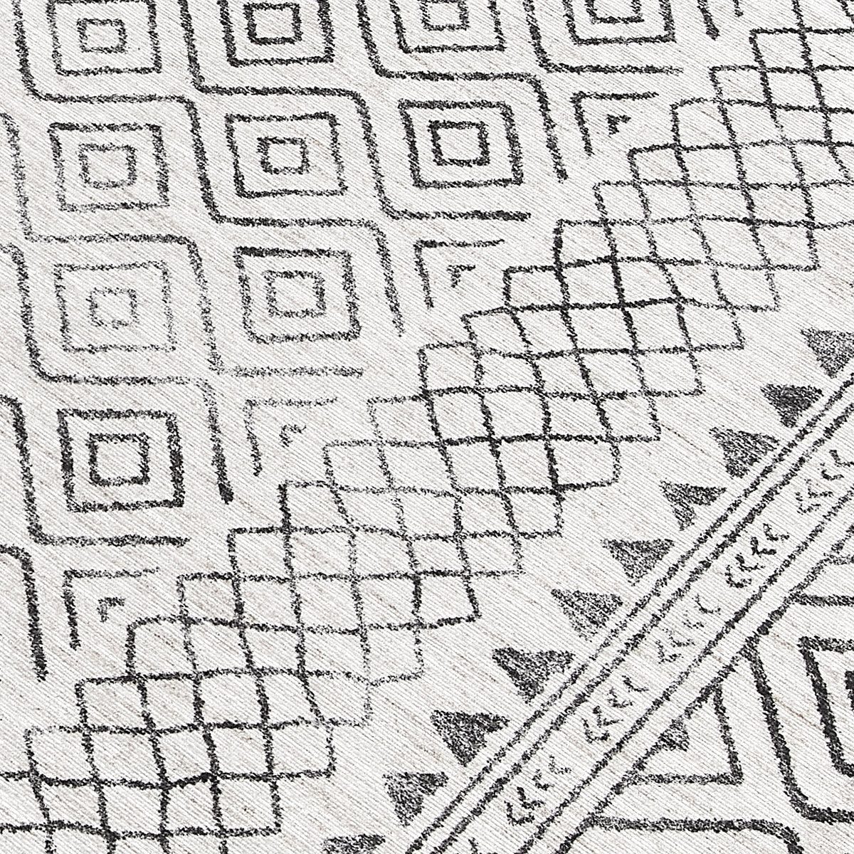 Ivory Area Rug, product view angle 9