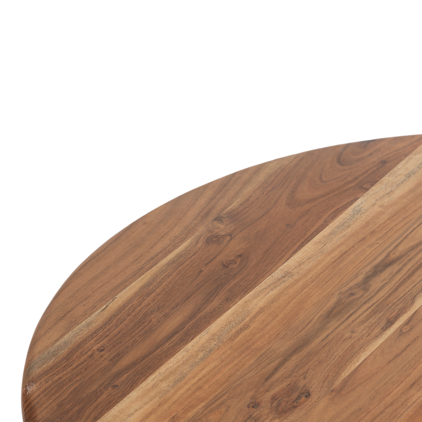 Arlo Round Solid Acacia Wood Coffee Table For Living Room - Natural 36"