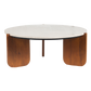 Arlo Round Marble Coffee Table For Living Room - Beige 36"
