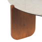 Arlo Round Marble Coffee Table For Living Room - Beige 36"