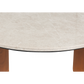 Arlo Round Marble Coffee Table For Living Room - Beige 36"