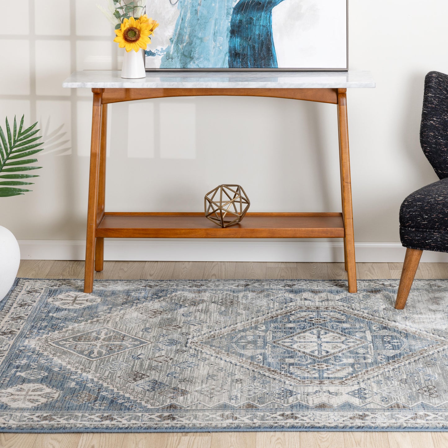 Burlington - Blue Area Rug