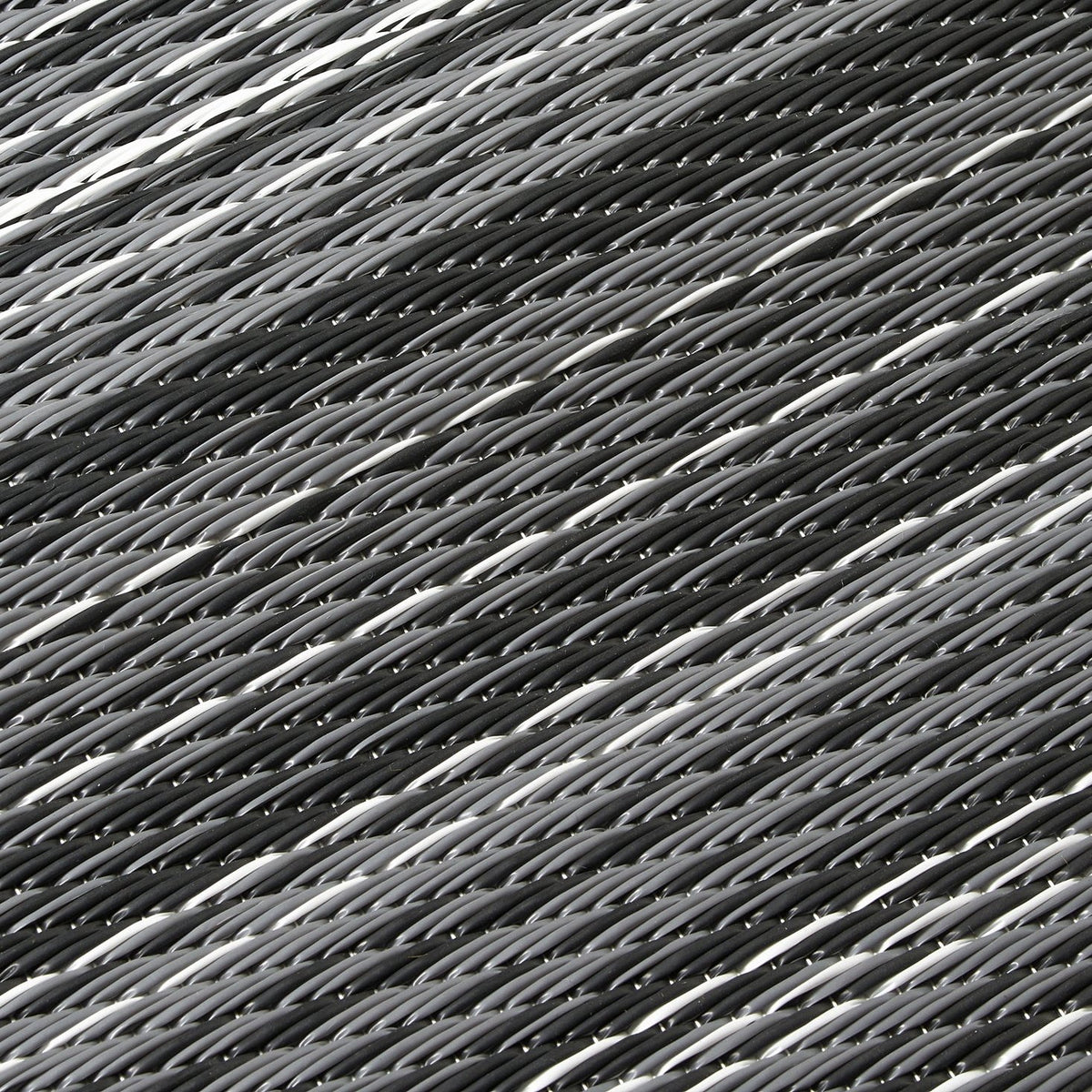 Midnight Outdoor Rug, close-up of weave texture