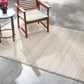 Turquoise Outdoor Rug, flat product shot of full pattern, Sand Black tones