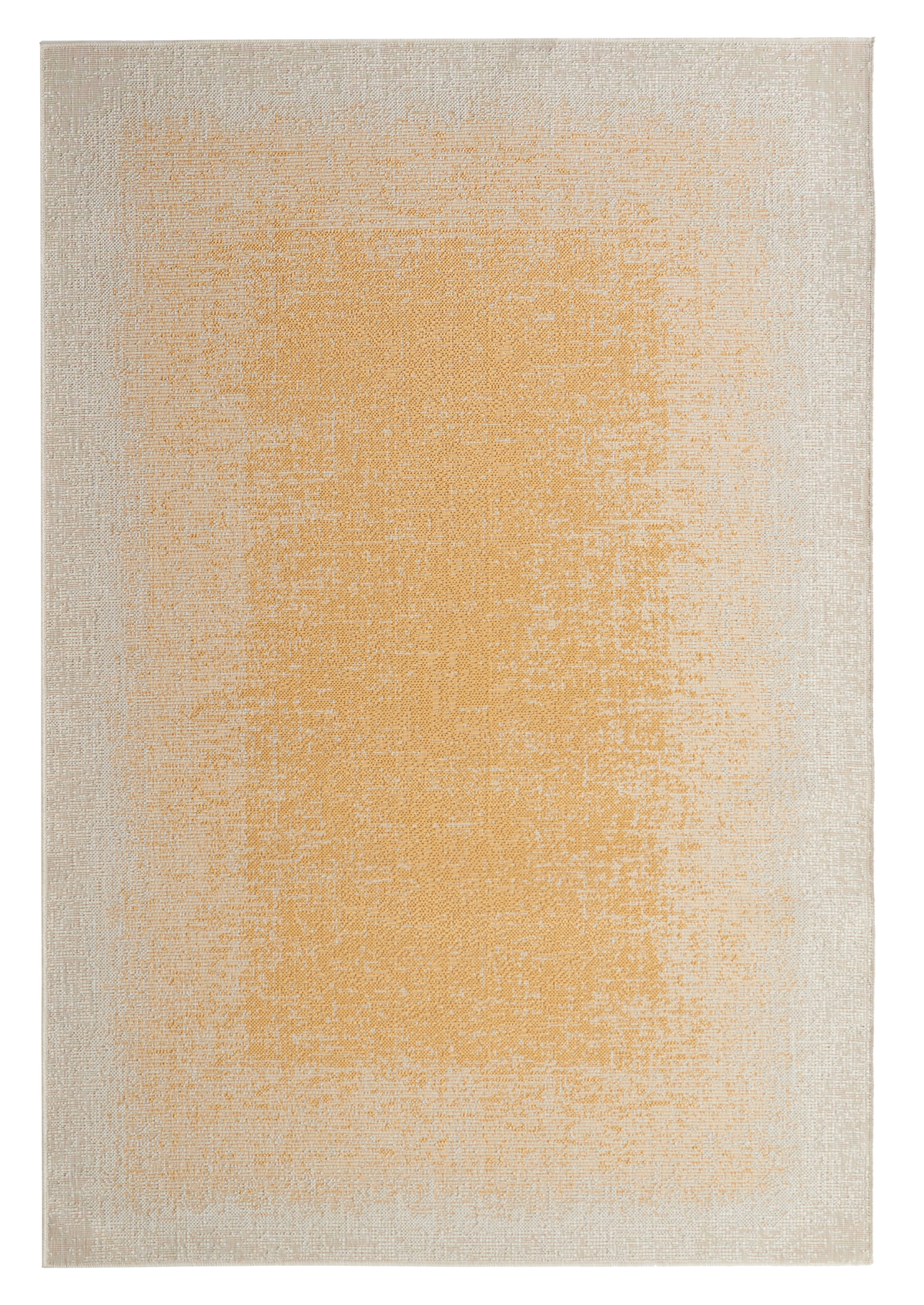 Yellow Outdoor Rug, flat product shot of full pattern