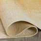Yellow Outdoor Rug, close-up of pile texture