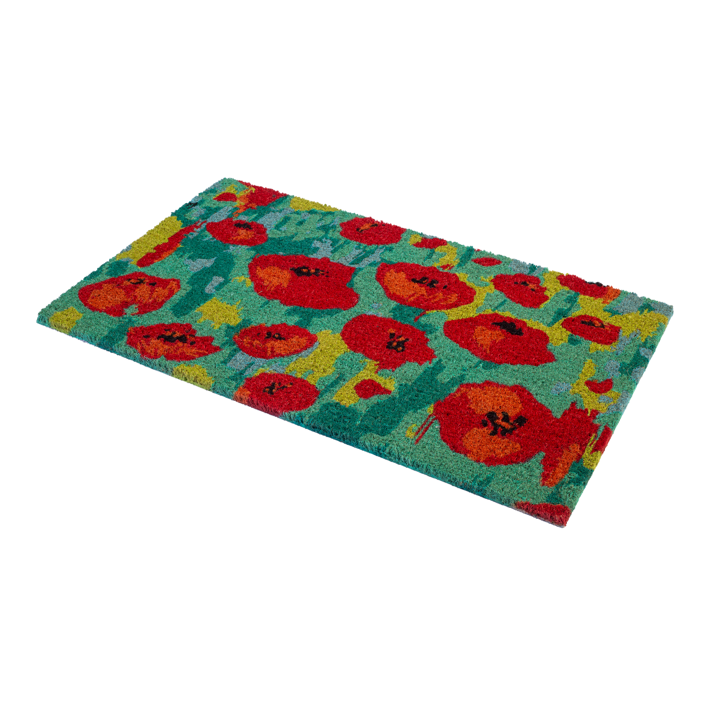Field of Poppies - Red Multi Coir Doormat