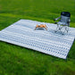 Fresno - Light Blue (9' x 12') Foldable Rug