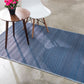 Turquoise Outdoor Rug, size view of rug laid flat 9x6