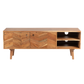Harmony Mid-Century Acacia Wood Media Console For Living Room - Natural 51"