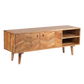 Harmony Mid-Century Acacia Wood Media Console For Living Room - Natural 51"