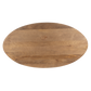 Harvest Starburst Mango Wood Coffee Table For Living Room - Natural 51" Oval