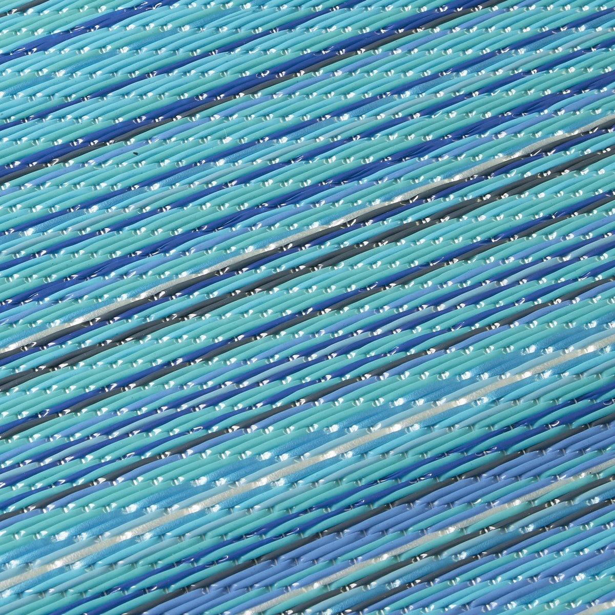 Turquoise Area Rug, texture close-up