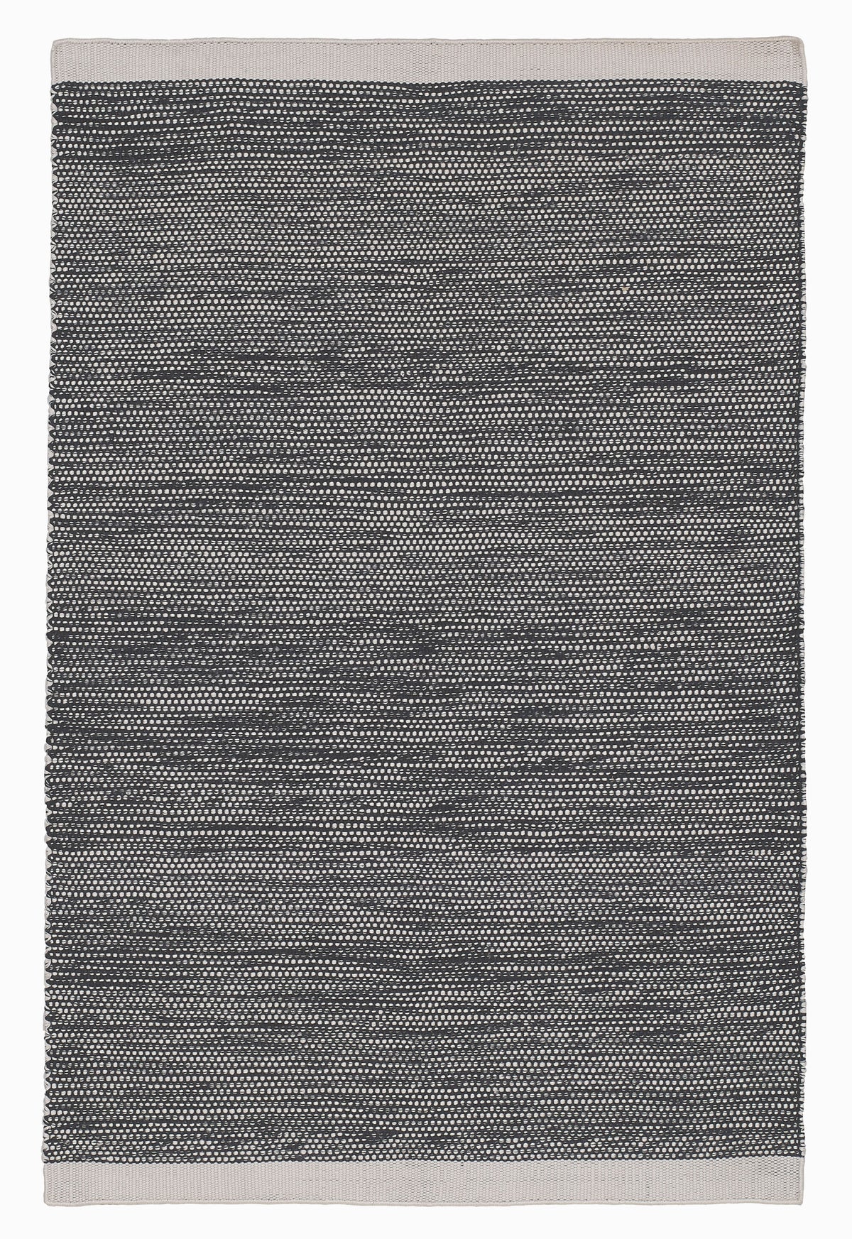 Black & Beige Outdoor Rug, flat product shot of full pattern
