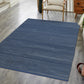 Kismet - Indigo  Striped Indoor/Outdoor Area Rug FINAL SALE