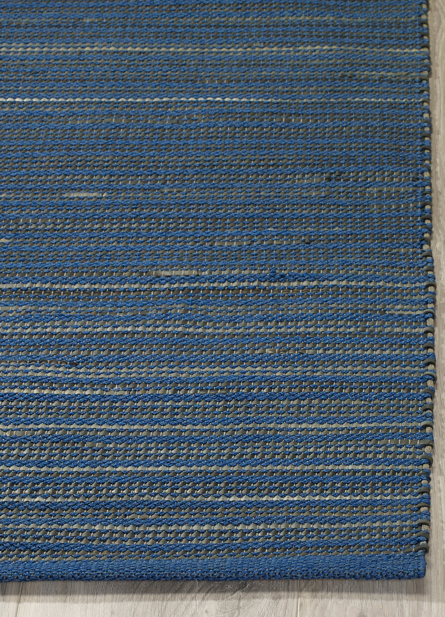 Kismet - Indigo  Striped Indoor/Outdoor Area Rug