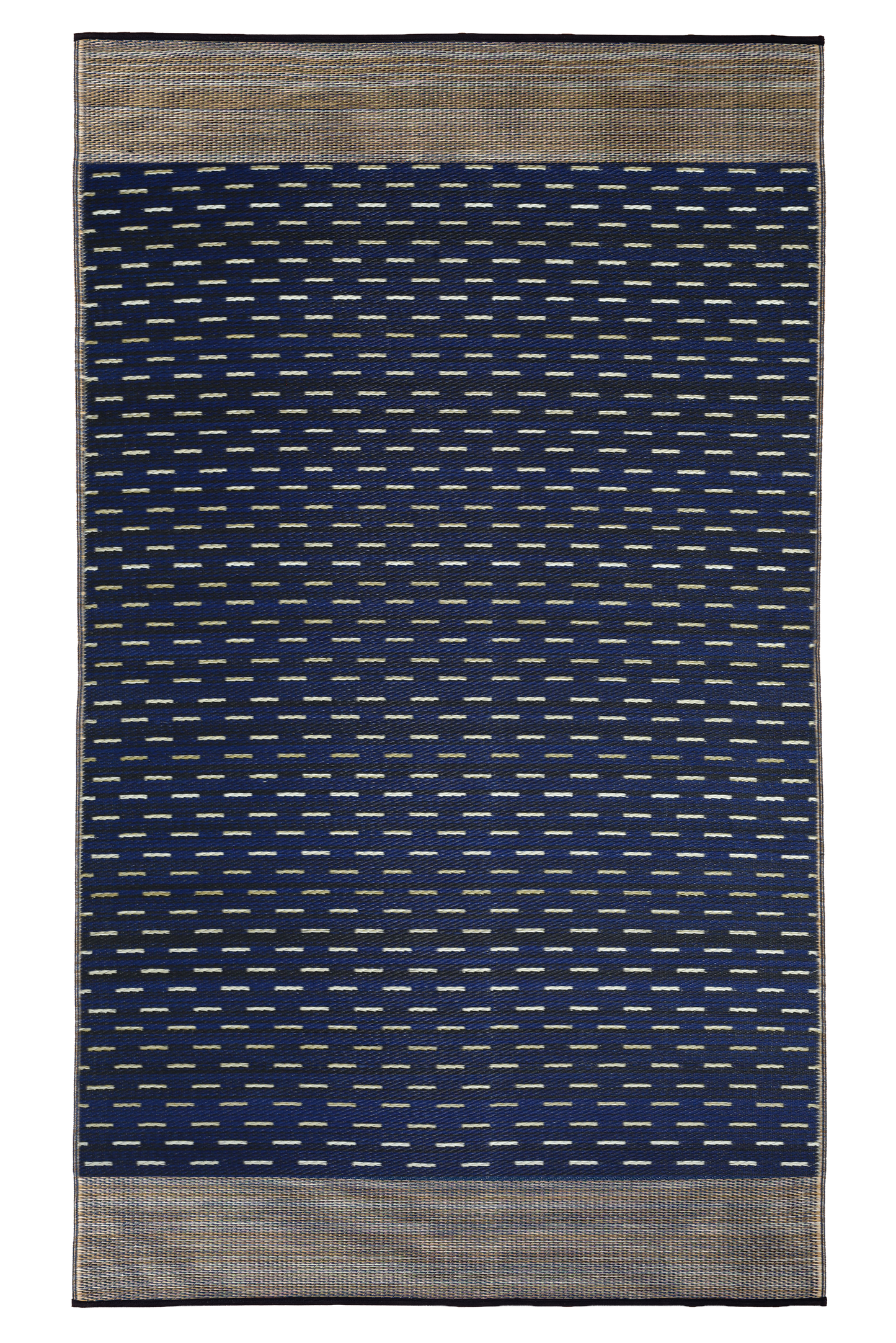 Montauk - Navy & Sand Outdoor Rug for Patio