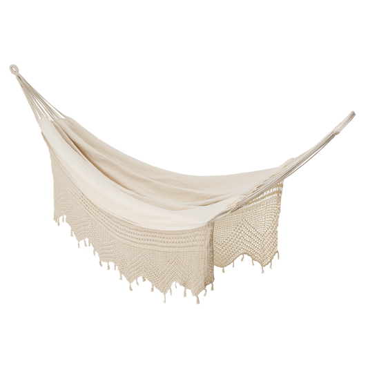 Monterey Natural Camping Cotton Hammock for Balcony - (59" x 87")