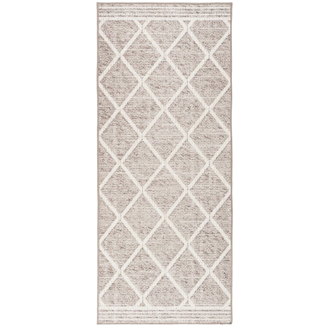 Light Beige Ivory Area Rug, product view angle 4