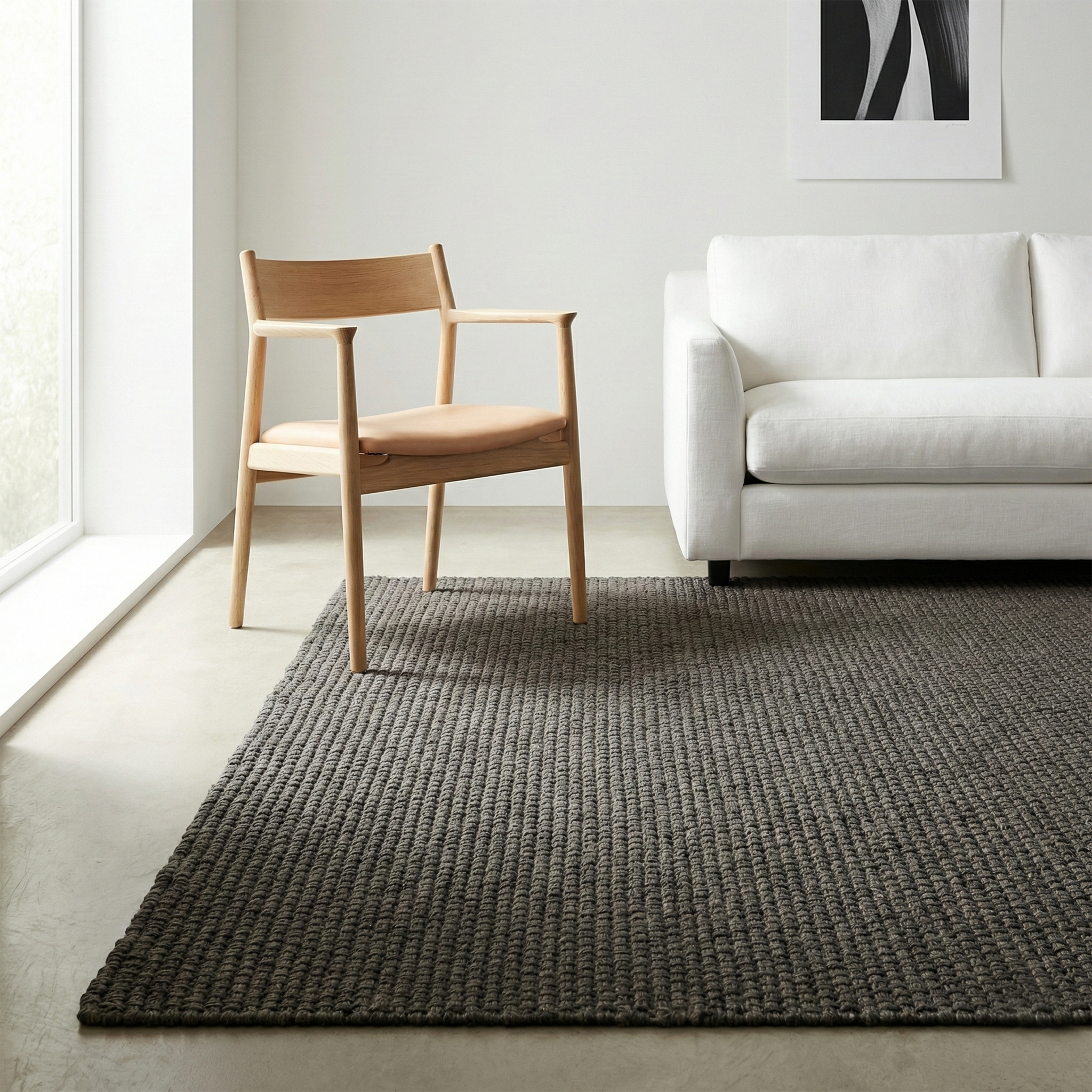 Charcoal Outdoor Rug, spill resistance demo video