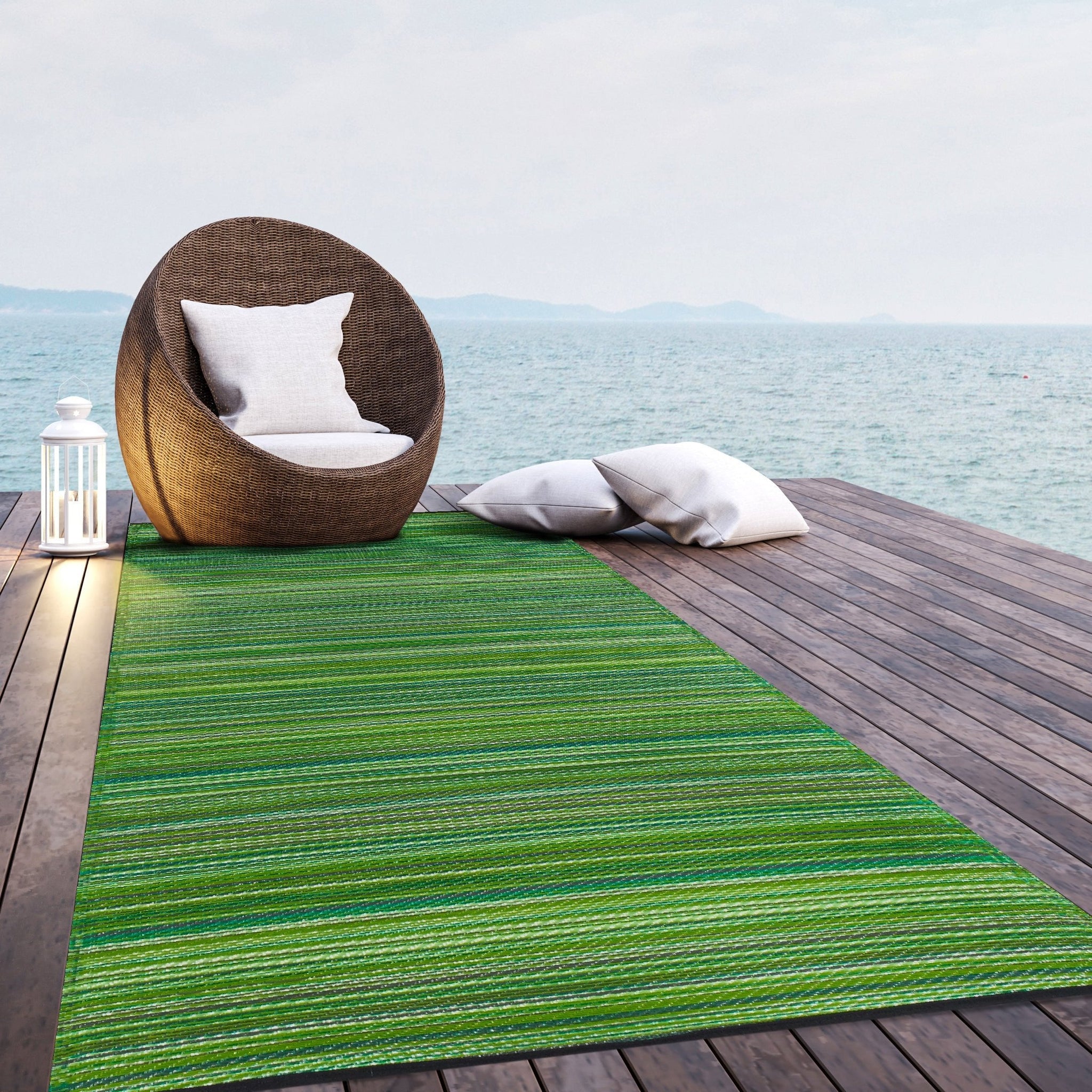 Turquoise Outdoor Rug, flat product shot, gallery view 73