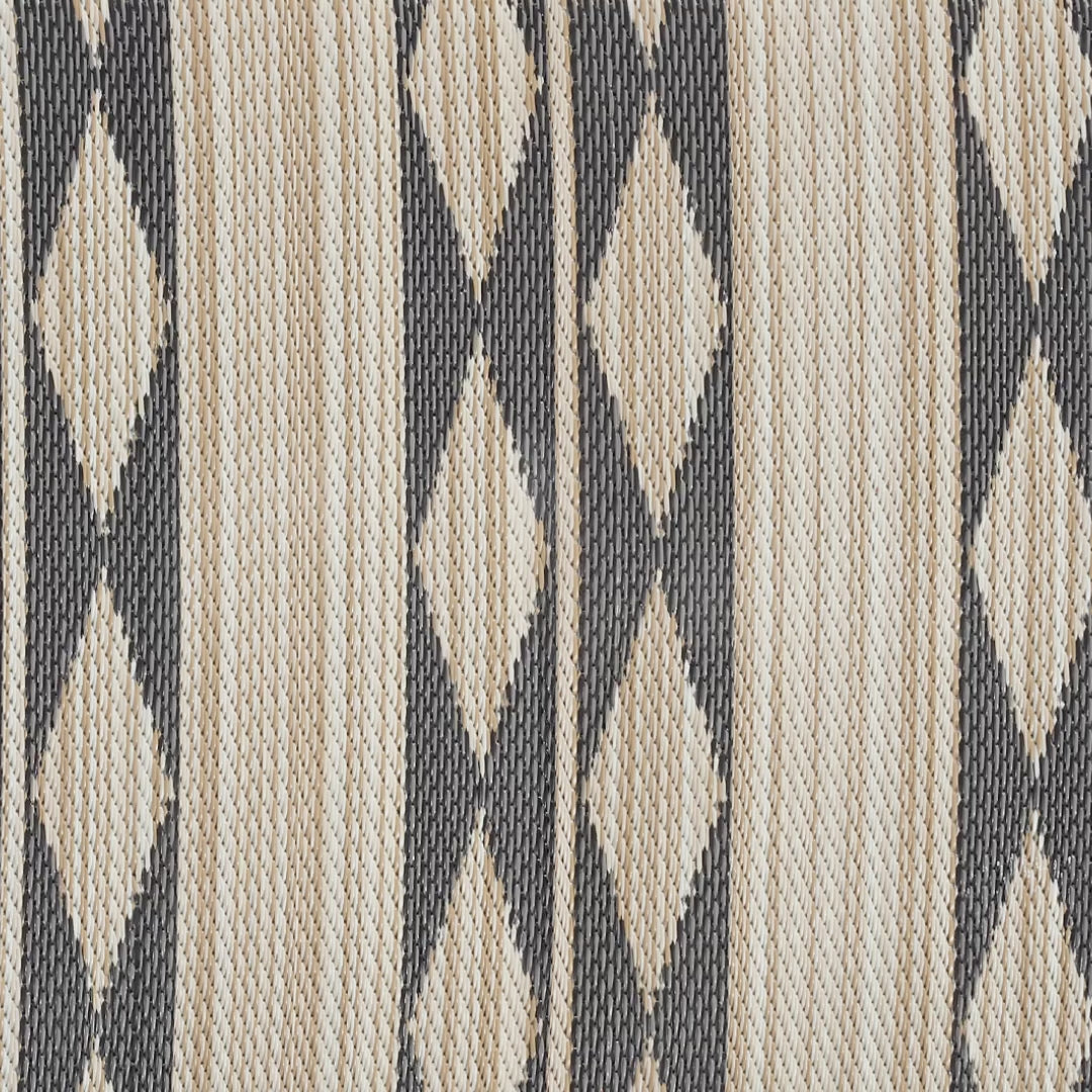 Cairo Natural & Black Outdoor Doormat – 24