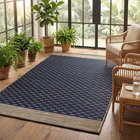 Hilo Navy Outdoor Rug