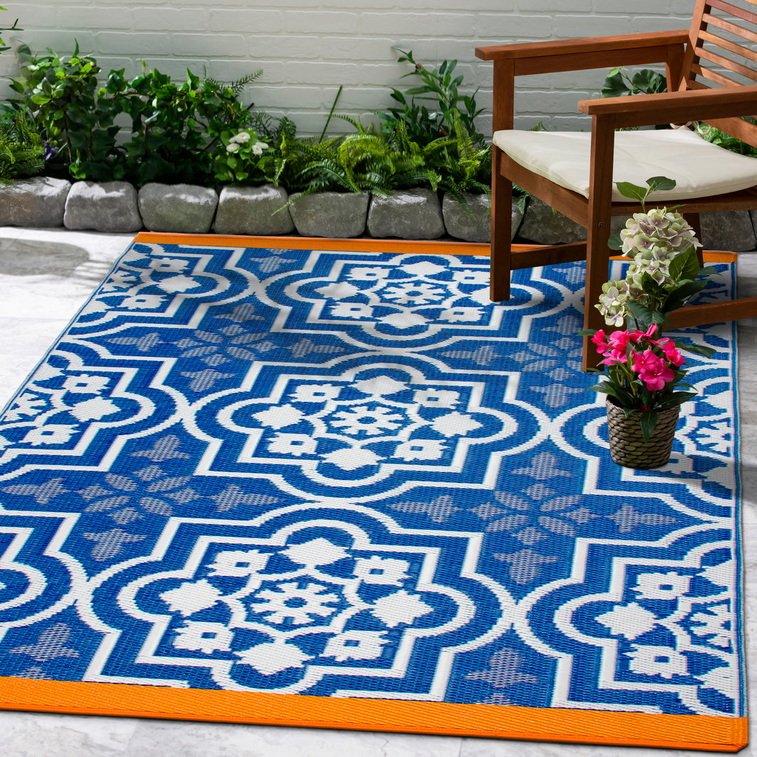 Buy Recycled Plastic Rugs Online | Fab Habitat Plastic Indoor/Outdoor Rugs