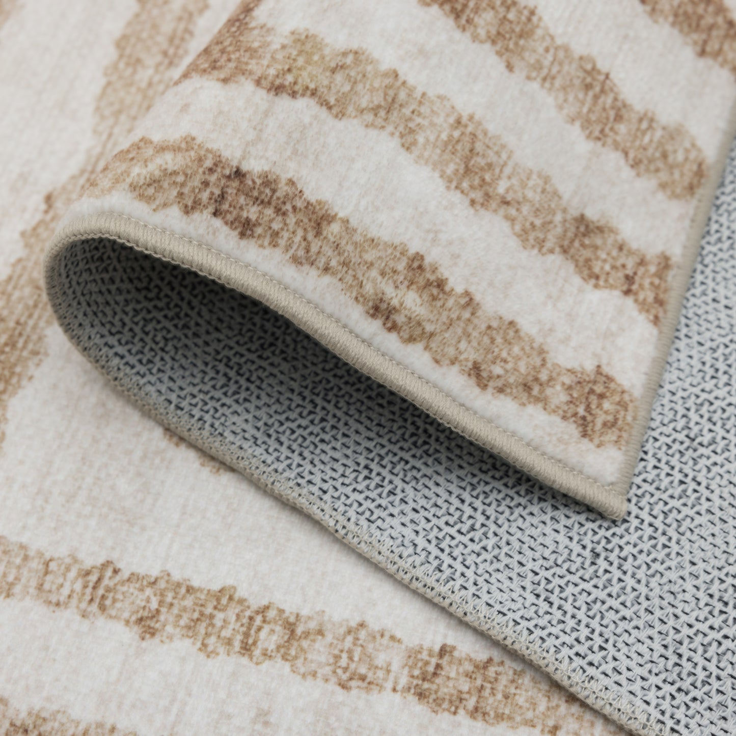 Finn Modern - Beige ReaLife Machine Washable Rugs