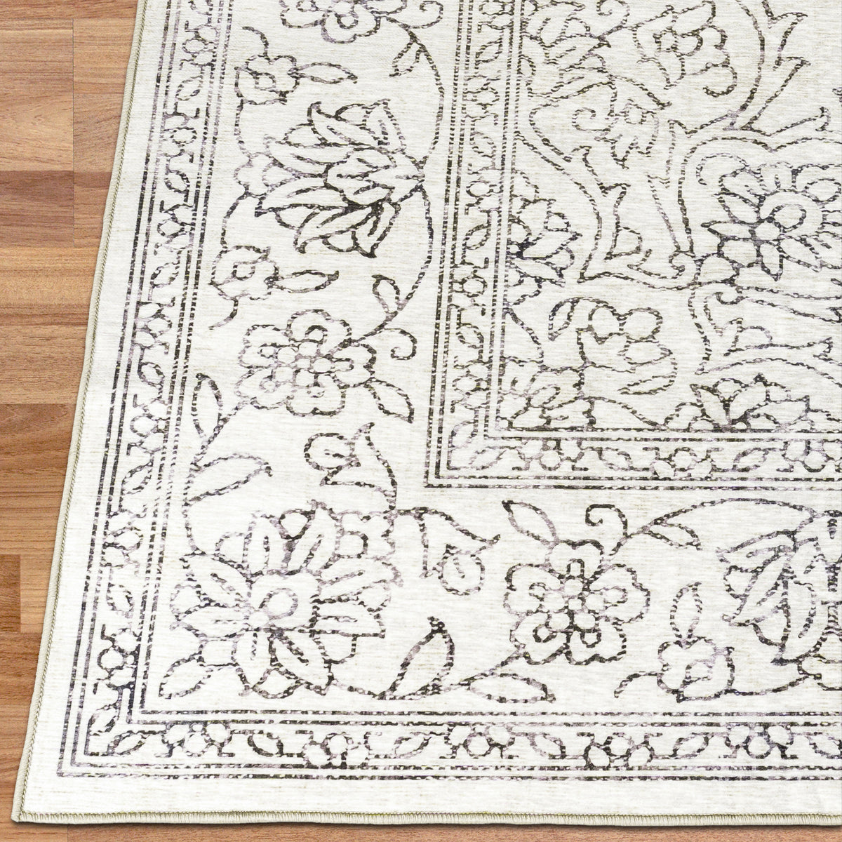 Ivory Area Rug, product view angle 13