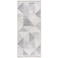 Miles Modern - Gray Ivory - MOD-GEO-GR - ReaLife Machine Washable Rug