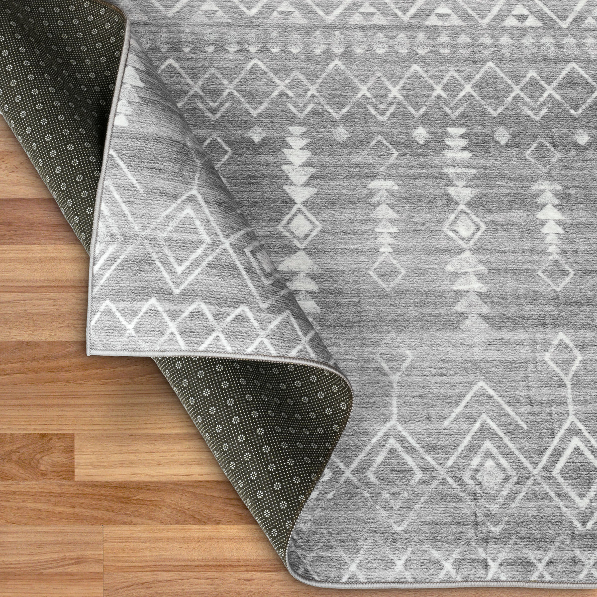 Gray Area Rug, product view angle 14