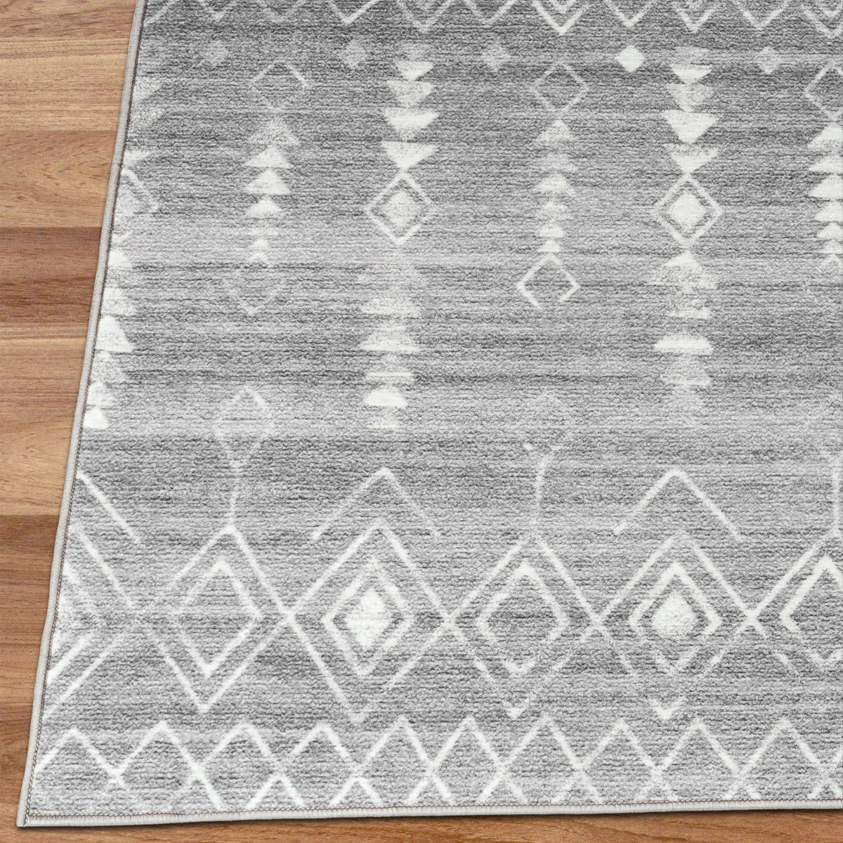 Gray Area Rug, product view angle 12