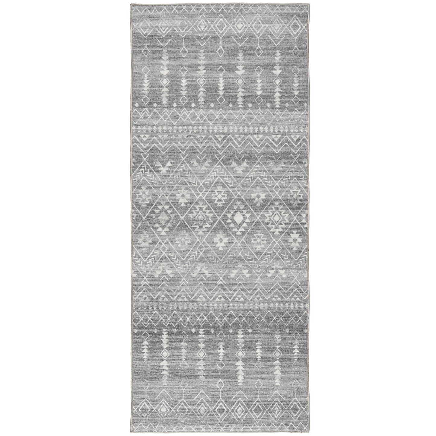 Beau Moroccan - Gray - MORC-GR - ReaLife Machine Washable Rug