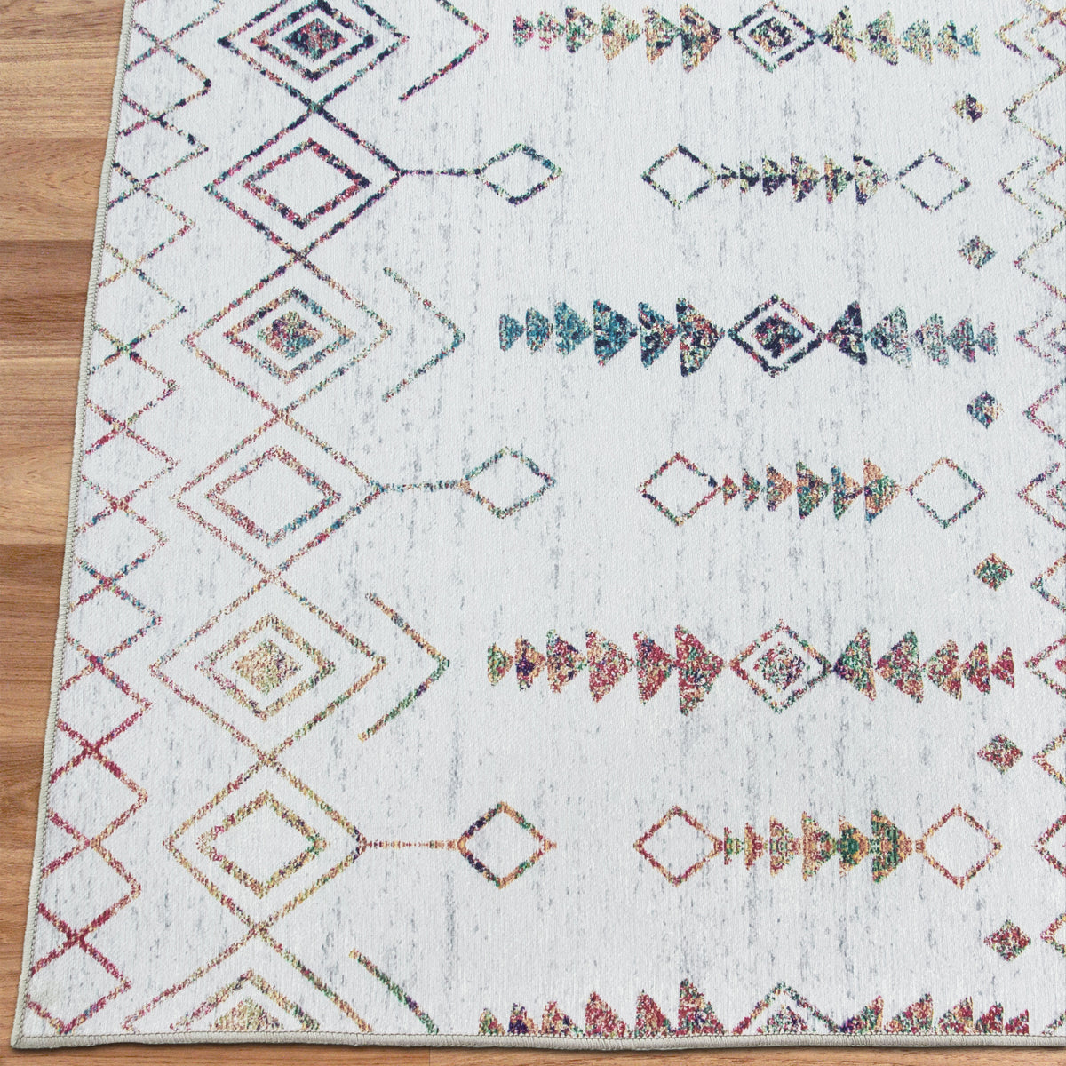 Ivory Multi Area Rug, product view angle 10