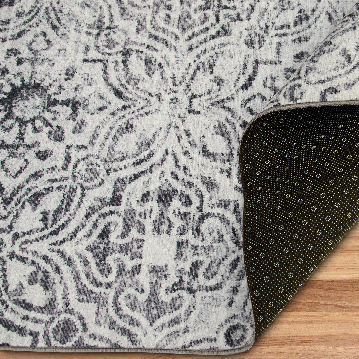 Gray Area Rug, product view angle 11