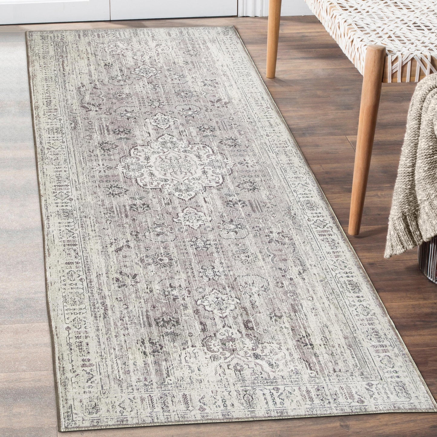 Ola Persian - Beige - PER-DIS-BG - ReaLife Machine Washable Rug