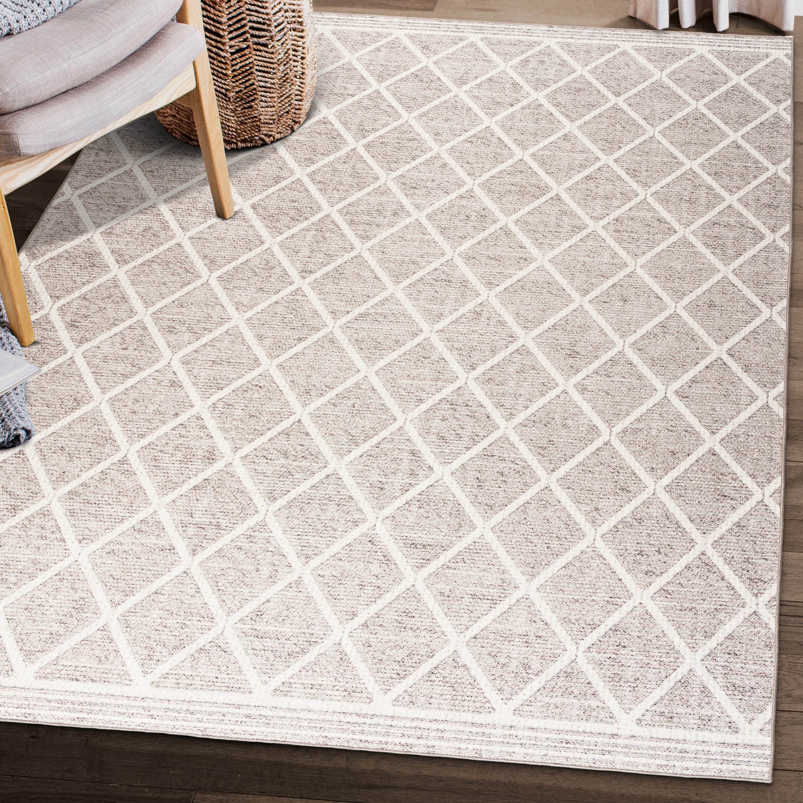 Repo Rug Fab Habitat Distressed Recycled Polyester Rug For Family Room