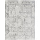 Noor Vintage  - Ivory Grey - VIN-DIS-TREL-IV - ReaLife Machine Washable Rug