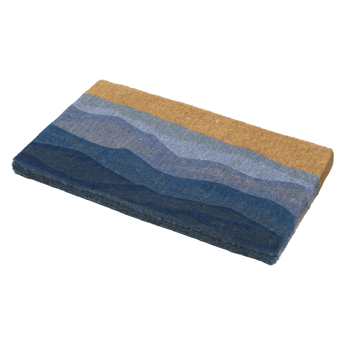 Shades of Sea Doormat, side-facing product view